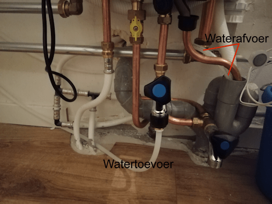 Innova H2O water/lucht monoblock aansluiting