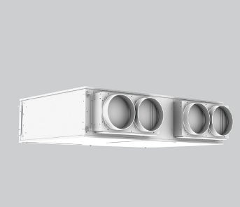 Decentrale WTW unit met warmtepomp